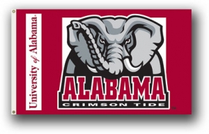 Alabama Crimson Tide 3x5 Elephant Flag