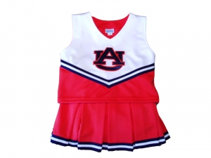 Auburn Tigers NCAA College Youth Cheerleading Home Orange Outfits-FREE SHIPPING