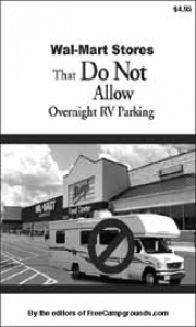 Wal-Mart "No Overnight Parking" Stores