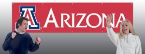 Arizona Wildcats 8' x 2' Embroidered Party Banner