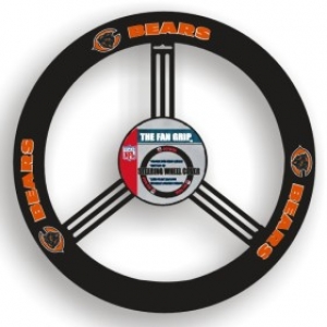 Chicago Bears Leather Steering Wheel Cover