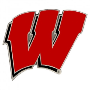 Wisconsin Badgers Logo Style Hitch Cover