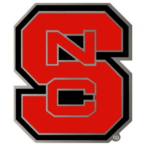 NC State Wolfpack NCAA Logo Style Hitch Cover