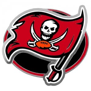 Tampa Bay Buccaneers NFL Trailer Hitch Cover