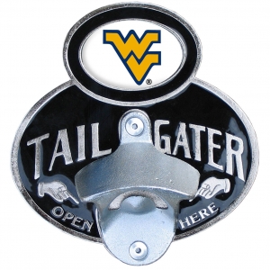 West Virginia Mountaineers NCAA Tailgater Bottle Opener Hitch Cover