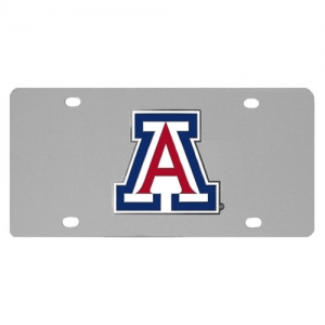 Arizona Wildcats NCAA Stainless Steel License Plate