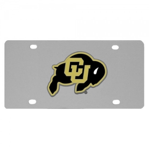 Colorado Buffaloes NCAA Stainless Steel License Plate