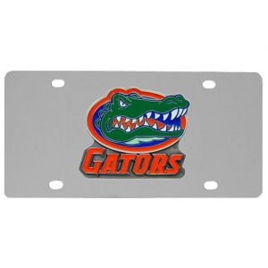 Florida Gators NCAA Stainless Steel License Plate