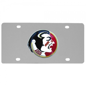 Florida State Seminoles NCAA Stainless Steel License Plate