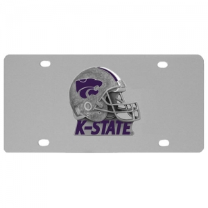 Kansas State Wildcats Football NCAA Stainless Steel License Plate
