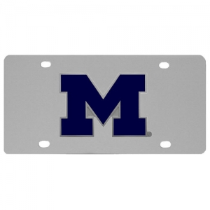 Michigan Wolverines NCAA Stainless Steel License Plate