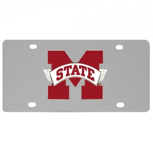 Mississippi State Bulldogs NCAA Stainless Steel License Plate