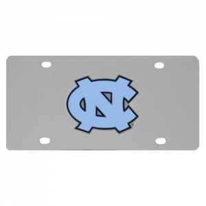 North Carolina Tar Heels NCAA Stainless Steel License Plate