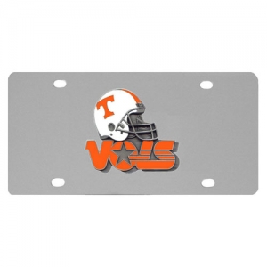 Tennessee Volunteers Football NCAA Stainless Steel License Plate