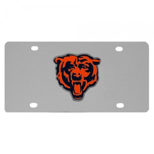 Chicago Bears NFL Stainless Steel License Plate
