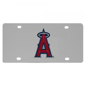 Anaheim Angels MLB Stainless Steel License Plate