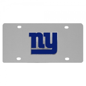 New York Giants Stainless Steel License Plate