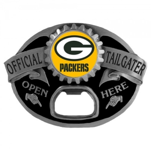 Green Bay Packers NFL Bottle Opener Tailgater Belt Buckle