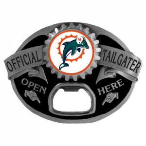 Miami Dolphins NFL Bottle Opener Tailgater Belt Buckle