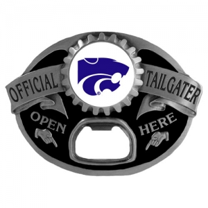 Kansas State Wildcats NCAA Bottle Opener Tailgater Belt Buckle