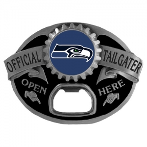 Seattle Seahawks NFL Bottle Opener Tailgater Belt Buckle