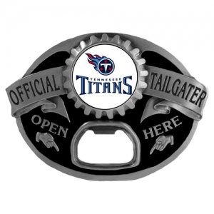 Tennessee Titans NFL Bottle Opener Tailgater Belt Buckle