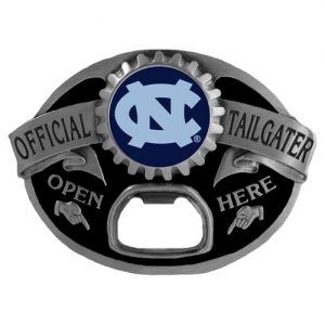 North Carolina Tar Heels NCAA Bottle Opener Tailgater Belt Buckle