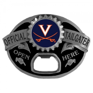 Virginia Cavaliers NCAA Bottle Opener Tailgater Belt Buckle