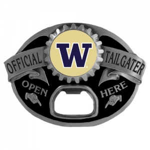 Washington Huskies NCAA Bottle Opener Tailgater Belt Buckle