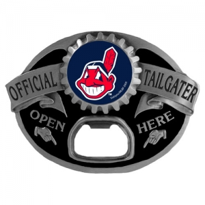 Cleveland Indians MLB Bottle Opener Tailgater Belt Buckle
