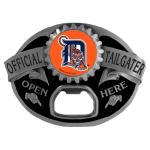 Detroit Tigers MLB Bottle Opener Tailgater Belt Buckle