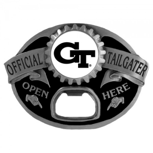Georgia Tech Yellow Jackets NCAA Bottle Opener Tailgater Belt Buckle