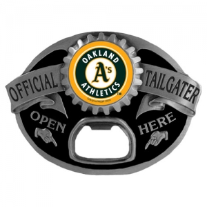 Oakland Athletics MLB Bottle Opener Tailgater Belt Buckle