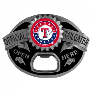 Texas Rangers MLB Bottle Opener Tailgater Belt Buckle
