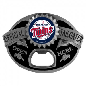 Minnesota Twins MLB Bottle Opener Tailgater Belt Buckle