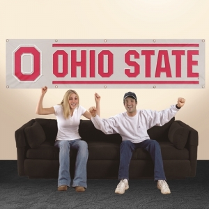 Ohio State Buckeyes 8' x 2' Embroidered Party Banner