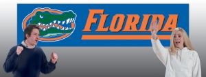 Florida Gators 8' x 2' Embroidered Party Banner