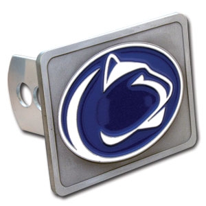 Penn State Nittany Lions NCAA Pewter Trailer Hitch Cover