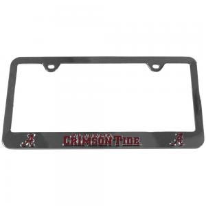 Alabama Crimson Tide NCAA Chrome 3D License Plate Tag Frame