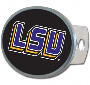 LSU Tigers Oval Hitch Cover