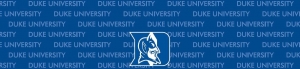 Duke Blue Devils NCAA Logo "Glass Tatz Visorz" Front Windshield Graphic/Decal