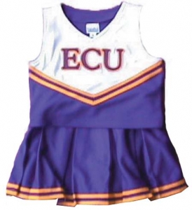 ECU Pirates NCAA College Youth Cheerleading Outfits-FREE SHIPPING