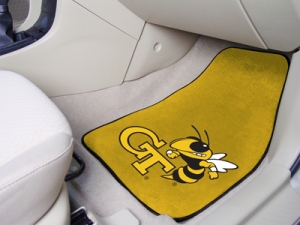 Georgia Tech Yellow Jackets 2pc Yellow Front Floor Mats
