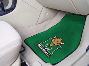 Marshall Thundering Herd Universal 2pc Carpeted Car Floor Mats