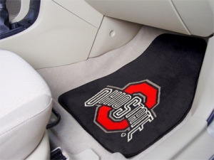 Ohio State Buckeyes 2pc Universal Carpet Car Mats