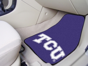 TCU Horned Frogs Universal 2pc Car Floor Mats