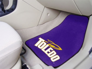 University of Toledo Rockets Universal 2pc Car Floor Mats