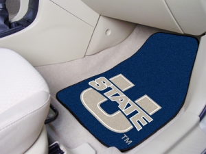 University of Utah State Aggies Universal 2pc Car Floor Mats
