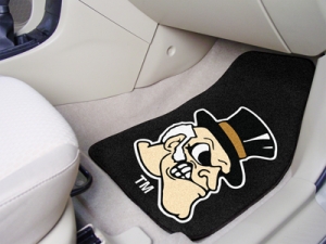 Wake Forest Demon Deacons Universal 2pc Car Floor Mats