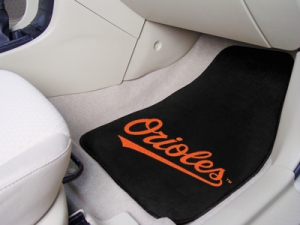 Baltimore Orioles MLB Universal 2pc Car Floor Mats